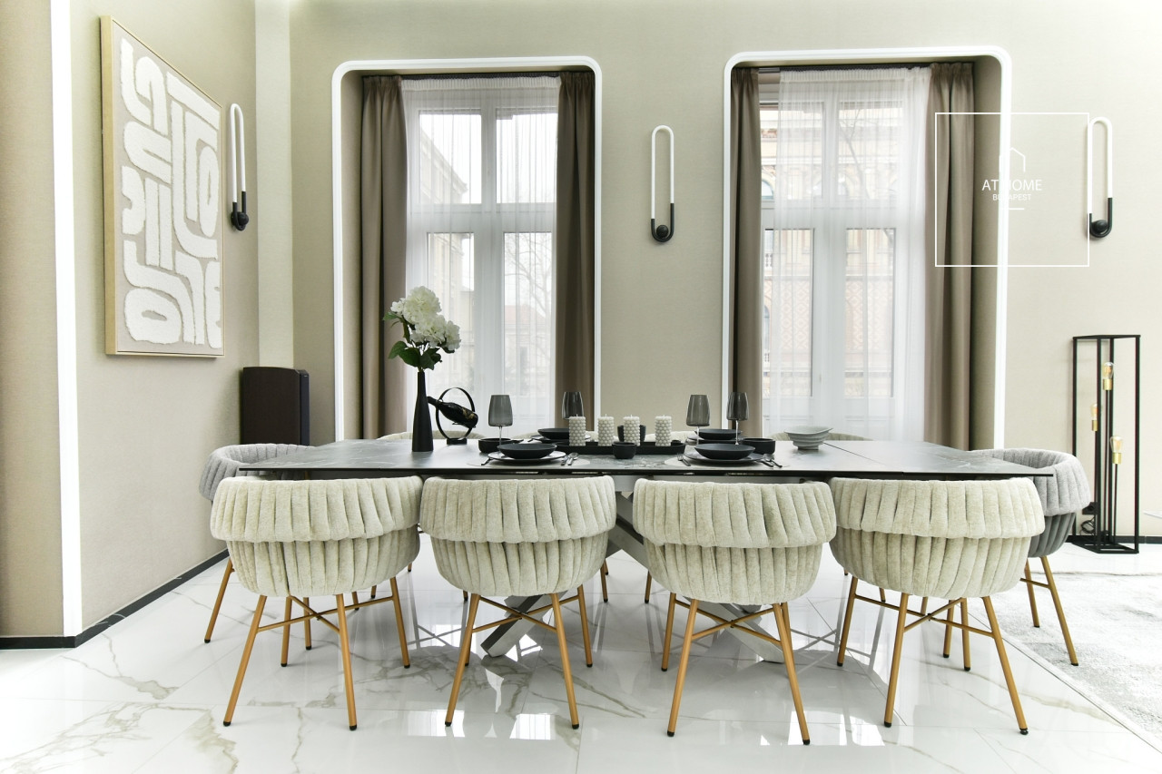 Renovated 3-Bedroom Apartment with Balcony in District V, Downtown