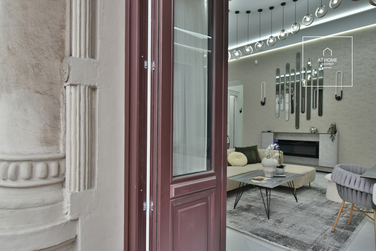 Renovated 3-Bedroom Apartment with Balcony in District V, Downtown