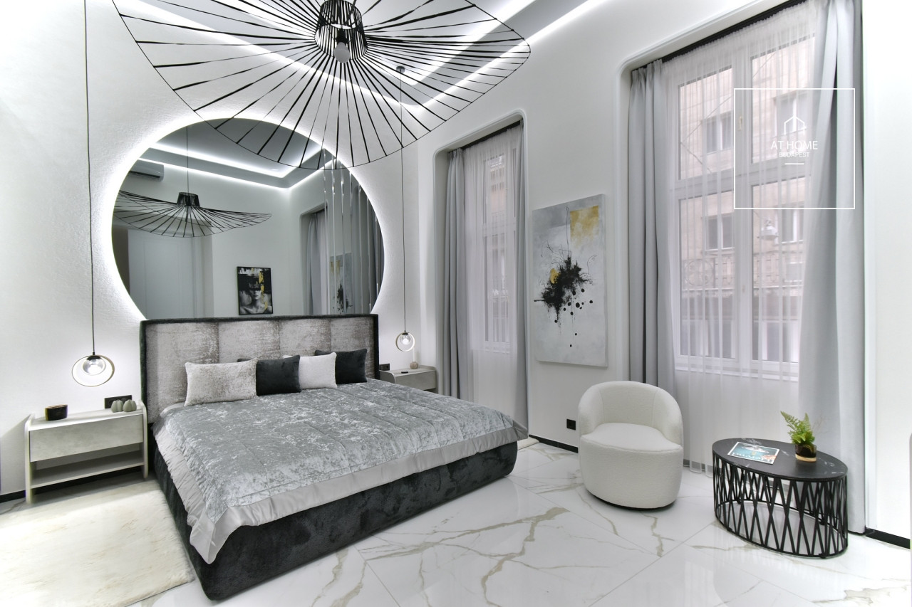 Renovated 3-Bedroom Apartment with Balcony in District V, Downtown