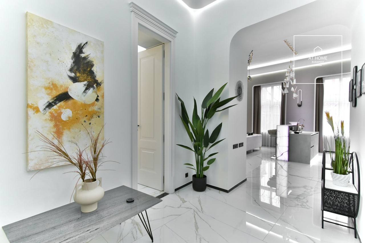 Renovated 3-Bedroom Apartment with Balcony in District V, Downtown