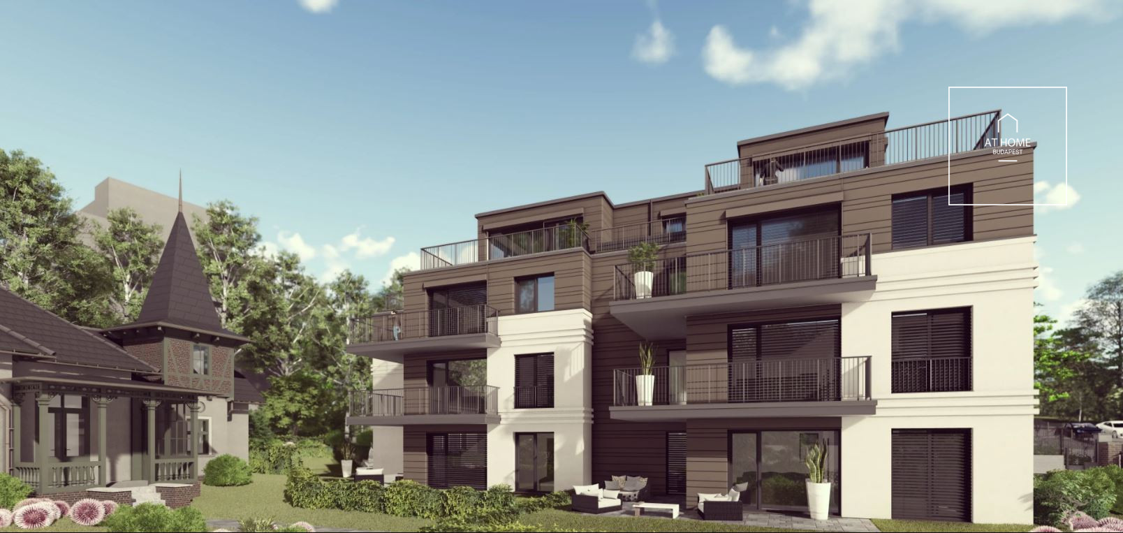 Newly-built penthouse apartment is for sale, Rózsadomb, 2nd district, Budapest