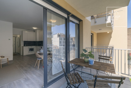Newly built 51 sqm apartment on the 2nd floor in District VIII, Corvin Quarter