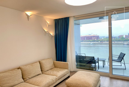 Panoramic  1-Bedroom Apartment with Danube view for rent in district IX