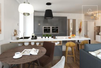 Luxury penthouse with view is for rent in the 2nd district of Budapest