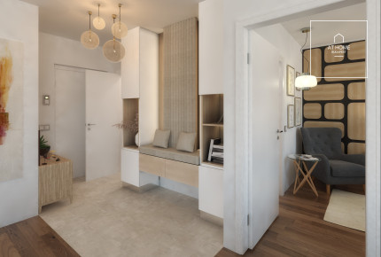 Luxury penthouse with view is for rent in the 2nd district of Budapest