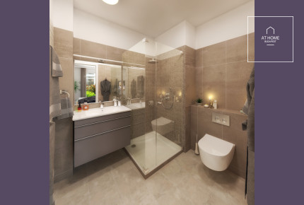 Luxury penthouse with view is for rent in the 2nd district of Budapest