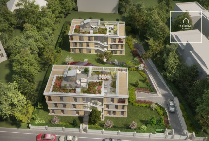 Luxury penthouse with view is for rent in the 2nd district of Budapest