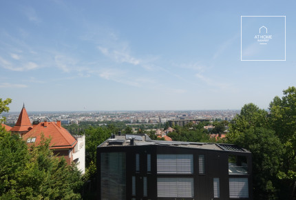 Luxury penthouse with view is for rent in the 2nd district of Budapest