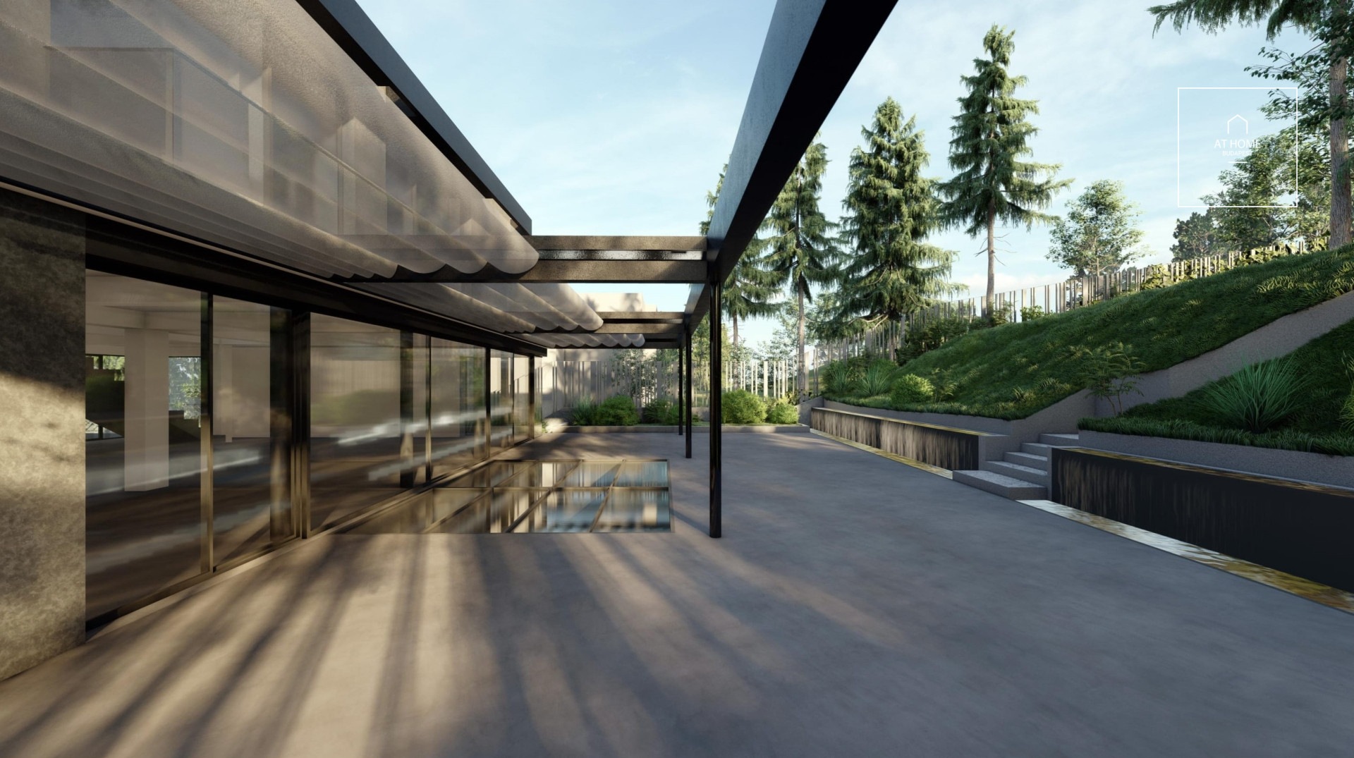 Newly-built minimal style family house for sale, Budapest, district 12.