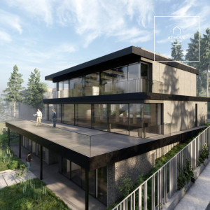 Newly-built minimal style family house for sale, Budapest, district 12.