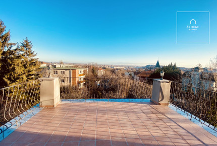 Four-bedroom, panoramic apartment available for rent in Budapest, 2nd district, Rózsadomb