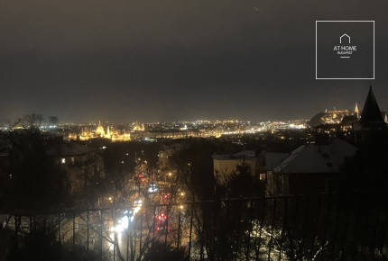 Four-bedroom, panoramic apartment available for rent in Budapest, 2nd district, Rózsadomb