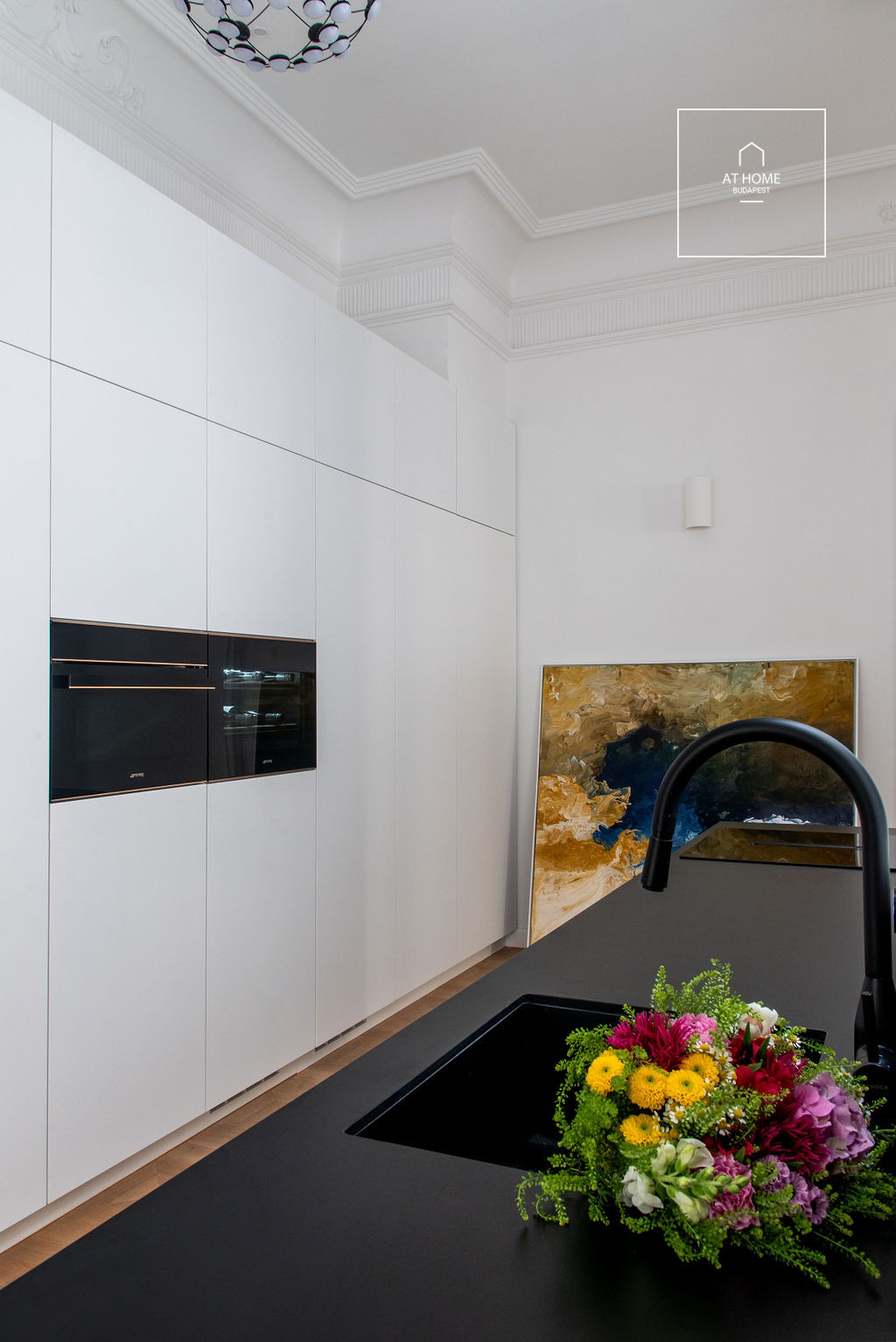 Elegant two-bedroom apartment is for sale in Budapest 6th district, next to Opera House