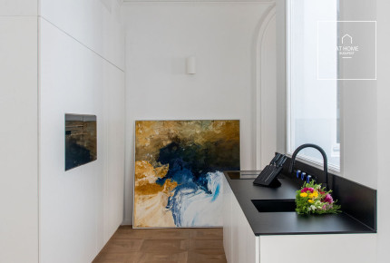 Elegant two-bedroom apartment is for sale in Budapest 6th district, next to Opera House