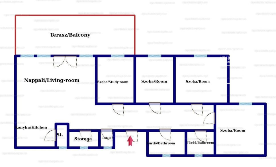 4-bedroom apartment for rent in district II., Budapest