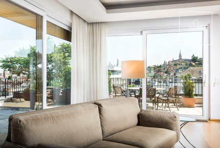 Luxury penthouse apartment for rent in 2nd district Budapest