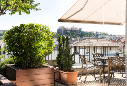 Luxury penthouse apartment for rent in 2nd district Budapest