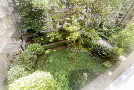 4 room garden facing apartment for sale in Budapest, district 13