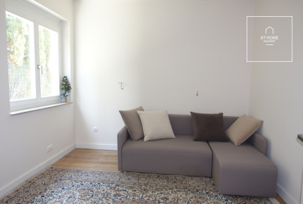 Luxury apartment with private garden for rent Budapest II. district, Rózsadomb