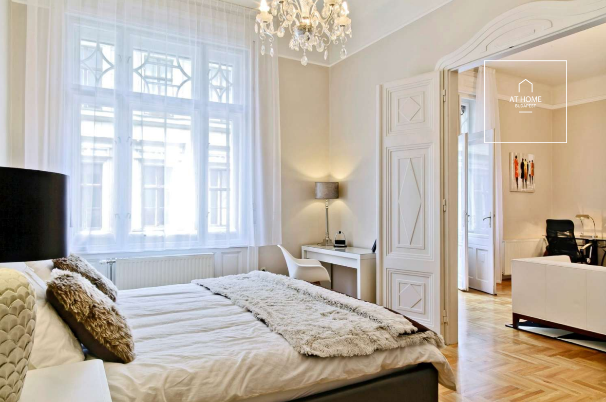 Exclusive 99 sqm two-bedroom apartment with a 3 sqm balcony in Budapest’s 6th District