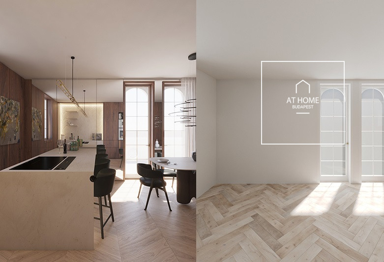 A unique apartment with a historic past for sale in District II, Rózsadomb