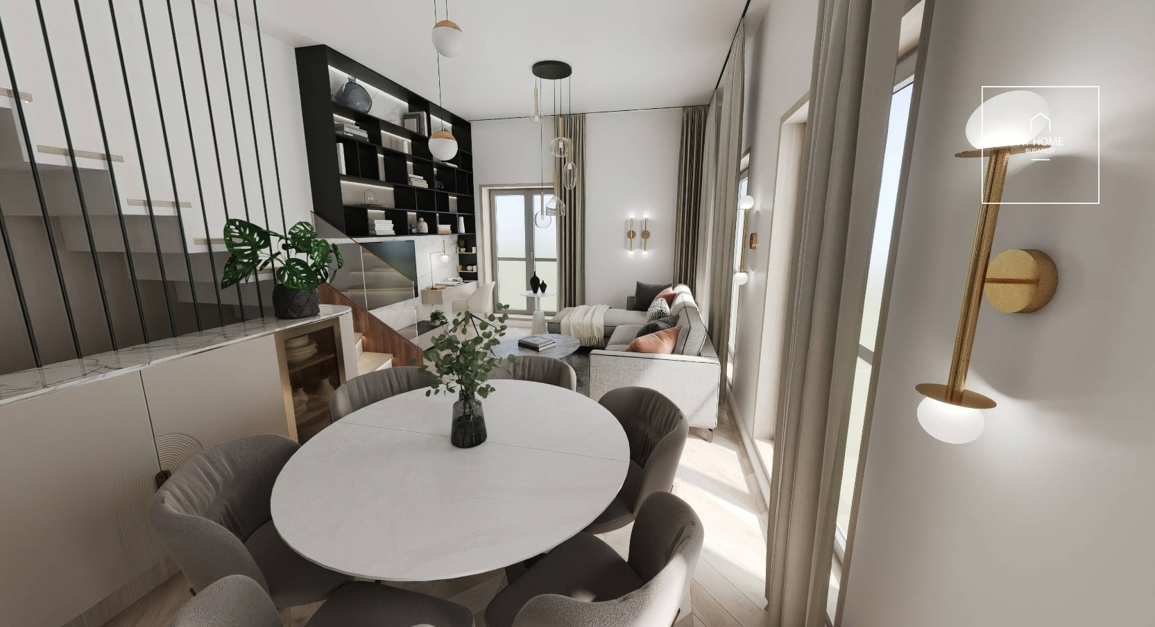 A unique apartment with a historic past for sale in District II, Rózsadomb