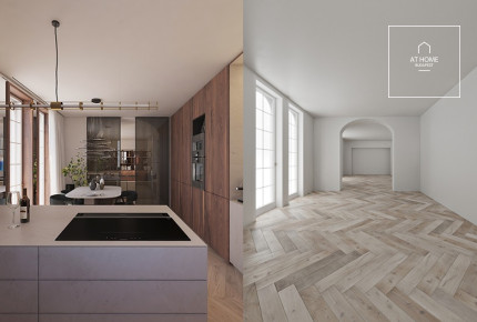 A unique apartment with a historic past for sale in District II, Rózsadomb