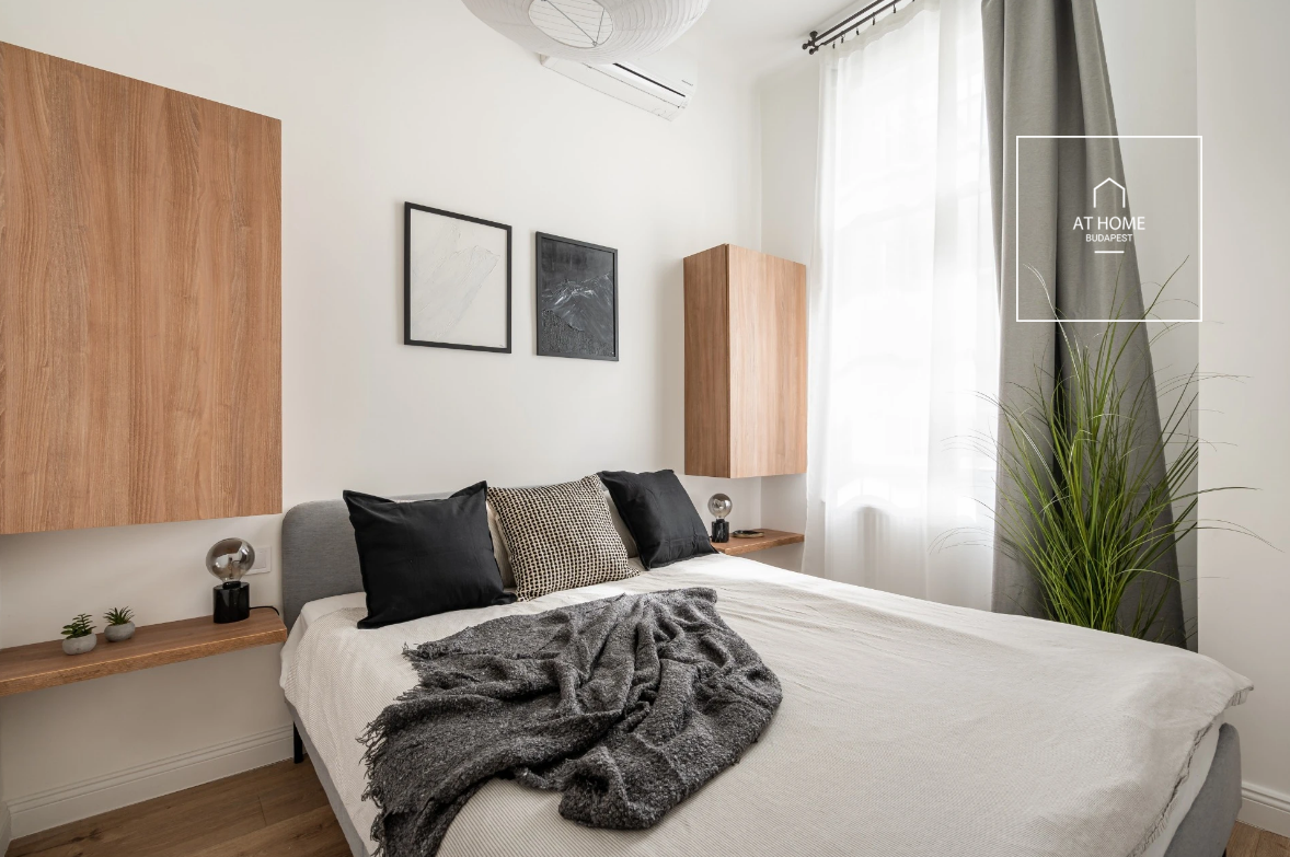 A modern-style renovated 3-bedroom apartment for sale in District V, Downtown, Budapest