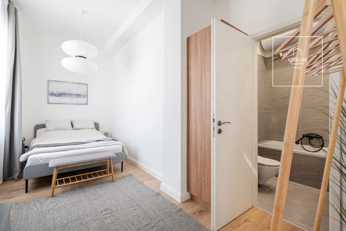 A modern-style renovated 3-bedroom apartment for sale in District V, Downtown, Budapest