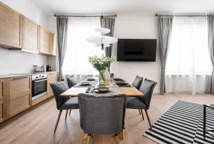 A modern-style renovated 3-bedroom apartment for sale in District V, Downtown, Budapest