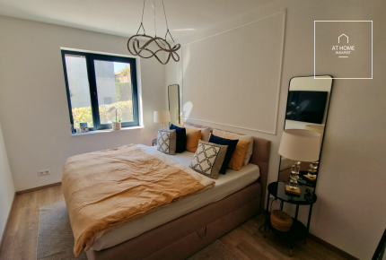 Newly built apartment with garden connection for rent Budapest II. district, Szemlőhegy