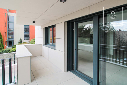 Newly built apartment with garden connection for rent Budapest II. district, Szemlőhegy