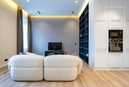 Two-bedroom luxury apartment with a panoramic view of the Danube, Budapest V. district Lipótváros