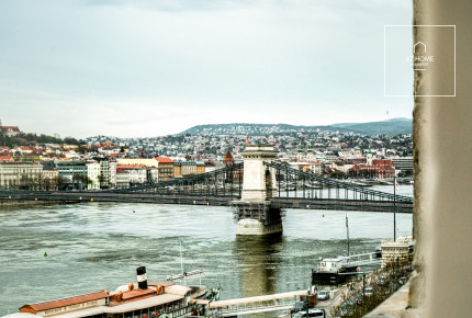 Dunai panorámás két hálószobás luxuslakás Budapest V. kerület Lipótváros