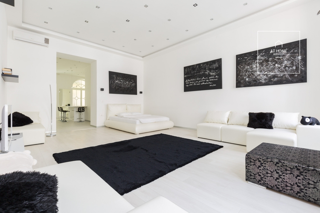 62 sqm studio apartment in the city center, located in District V