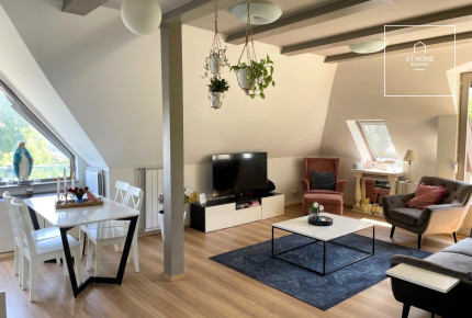 Panoramic 128 m² Apartment with Private Garden in District II, Zöldmál