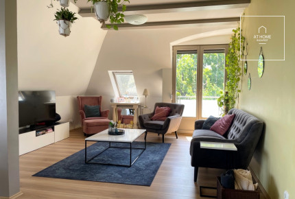 Panoramic 128 m² Apartment with Private Garden in District II, Zöldmál