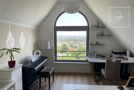 Panoramic 128 m² Apartment with Private Garden in District II, Zöldmál