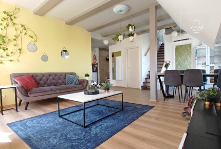 Panoramic 128 m² Apartment with Private Garden in District II, Zöldmál