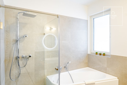 Newly built premium apartment with private garden Budapest II. district, Rózsadomb
