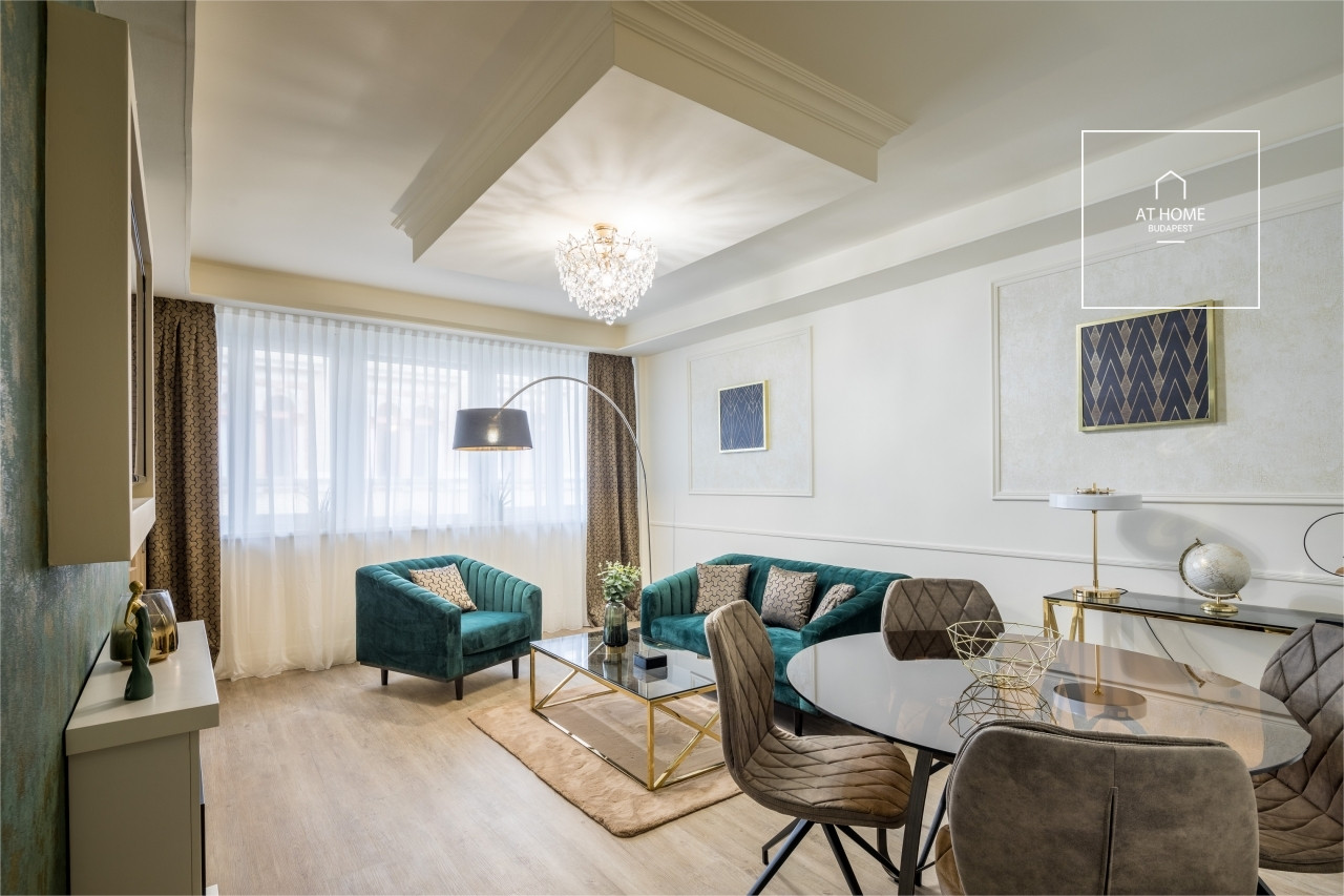 Renovated 53 sqm 2-Bedroom Apartment in District V, Lipótváros, Budapest