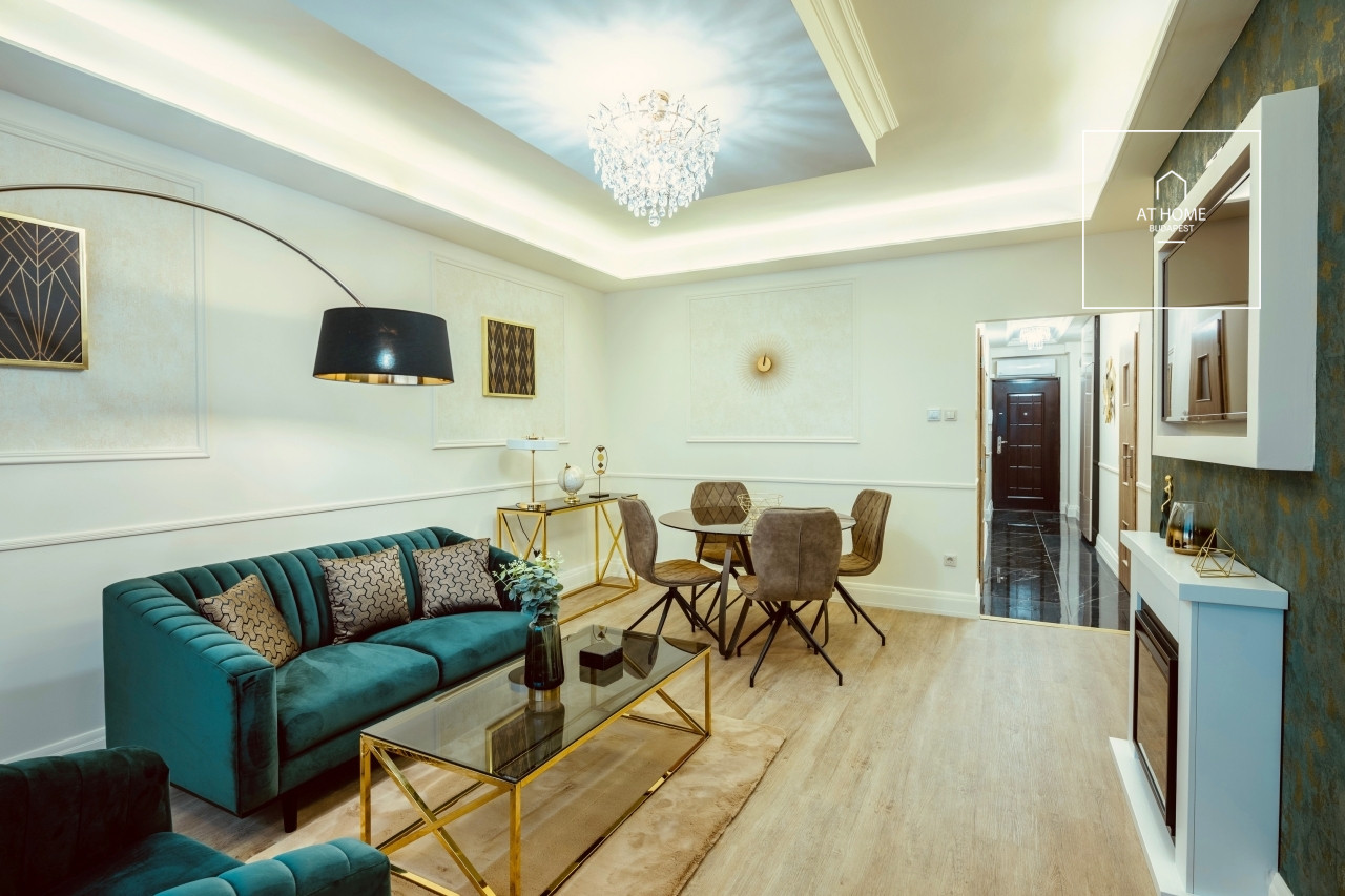 Renovated 53 sqm 2-Bedroom Apartment in District V, Lipótváros, Budapest