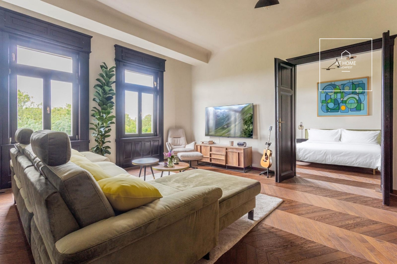 84nm-es 1 hálószobás lakás városligeti panorámával XIV. kerület, Istvánmező