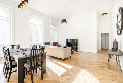 3-bedroom bright apartment for rent Budapest VI. district Terézváros