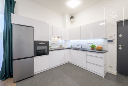 Newly built one-bedroom apartment with terrace for rent Budapest 6th district,  Diplomatic Quarter
