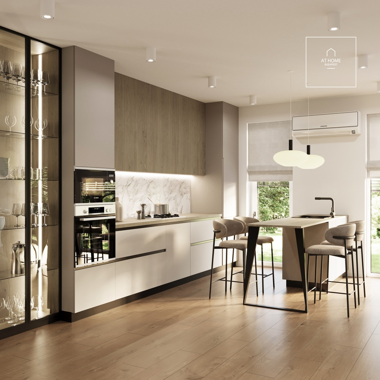 Newly built 141 sqm three-storey semi-detached house for sale in District II/A, Remetekertváros