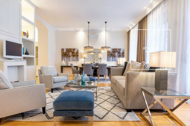 Renovated 115 sqm, 2-bedroom apartment for rent in District 5, Lipótváros