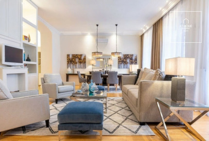 Felújított 115nm-es 2 hálószobás lakás kiadó V. kerület, Lipótváros