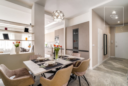 Renovated 101 sqm 2-bedroom apartment in District V, Lipótváros
