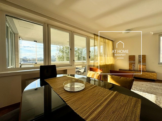 3-bedroom apartment with view of the Danube for rent in Budapest IX. district